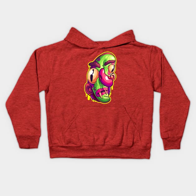 Vamp Clown Kids Hoodie by ArtisticDyslexia